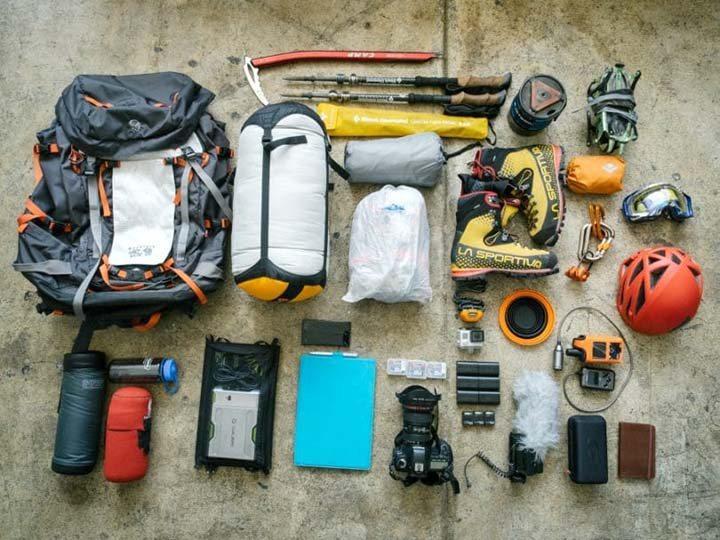 Camping Kit Bolsa con accesorios para camping -Columbus
