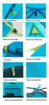 Carpa para 4 Personas Ultraligera con Sobrecarpa Naturehike P-series