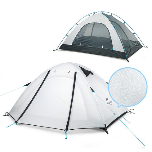 Carpa para 4 Personas Ultraligera con Sobrecarpa Naturehike P-series