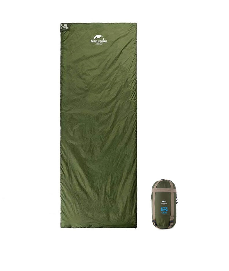 Sleeping Bag Saco De Dormir Naturehike Lw180 Ultraligero Color Verde militar